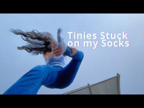 Tinies stuck on my socks