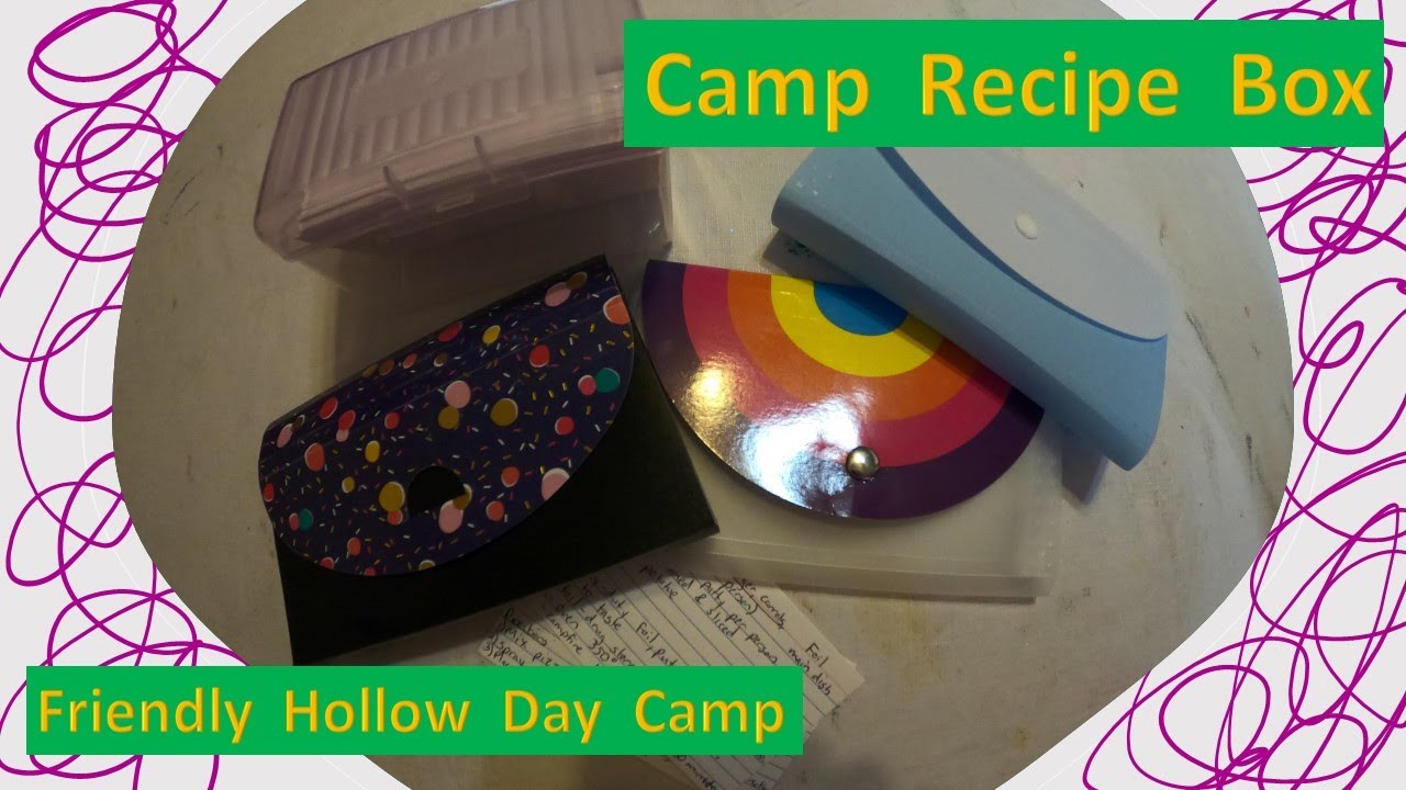 Camp Recipe Box - YouTube