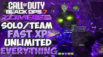 Black Ops 7 Zombies SNELLE XP & CAMOS-glitch