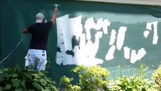 How to paint the Foundation of your house, the easy way!