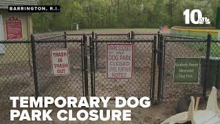 Neighbors demand solution amid temporary dog park closure