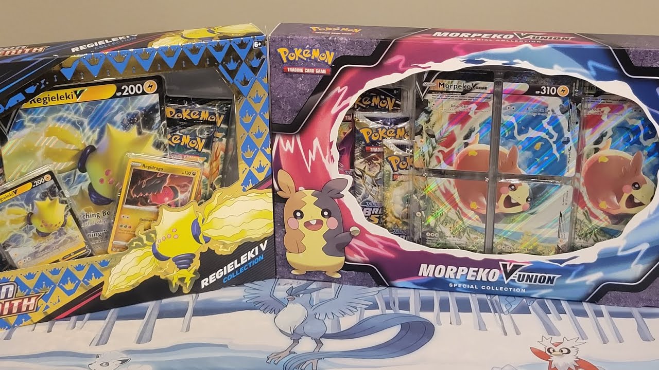 Pokemon Morpeko V Union box and Crown Zenith Rehieleki box opening ( gold cards pulled)