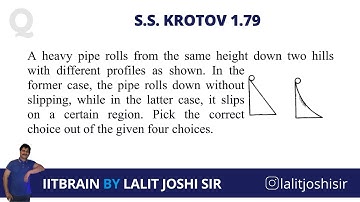 krotov 1.79 | JEE Advanced | by Lalit Joshi Sir