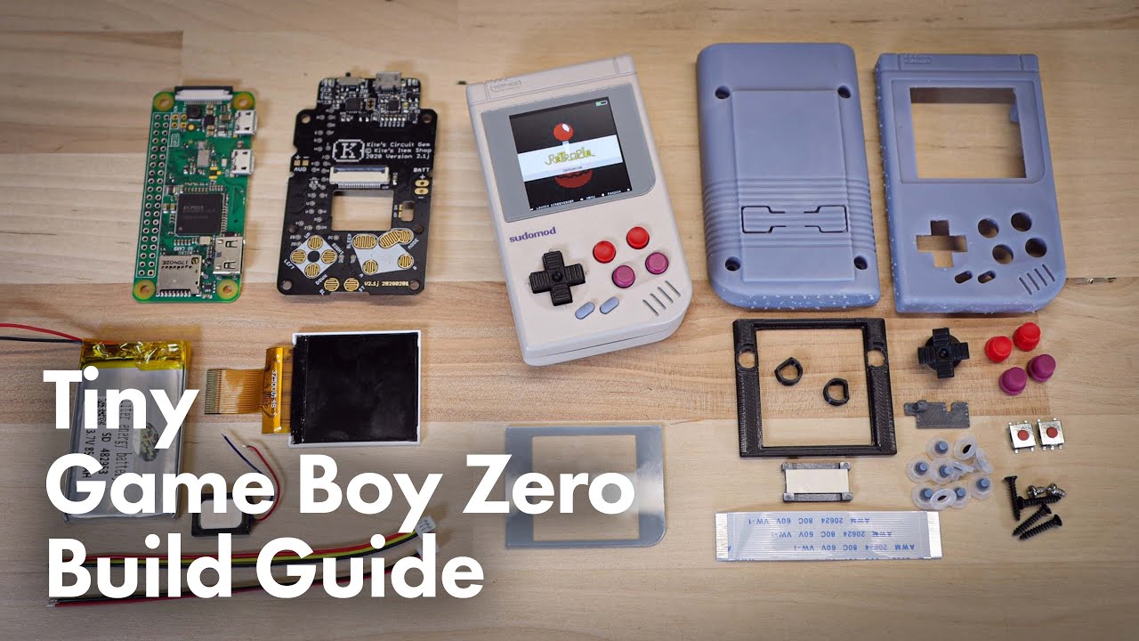 Building a Tiny Game Boy Zero - Gem Boy Zero Build Guide! YouTube