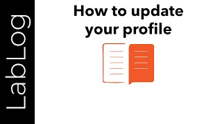 How To Update Your Profile In Lablog. Follow This Short Step-Step Guide To Update Your Profile.