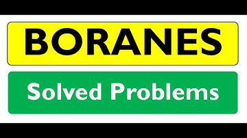 BORANES SOLVED PROBLEMS l GATE CHEMISTRY l CSIR NET l SET