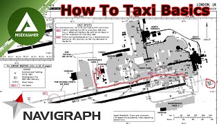 Microsoft Flight Simulator 2020 - How To Taxi The Basics - Navigraphs And Moving Map Tutorial screenshot 3