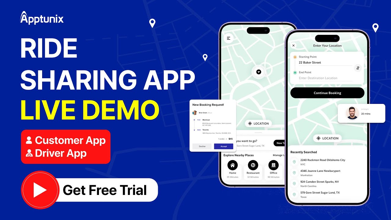 Ride sharing app development | Live Demo | Create your own rideshare ...