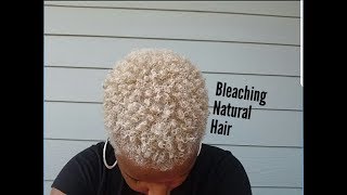 Bleaching Natural Hair White / Grey / Silver / Platinum Blonde