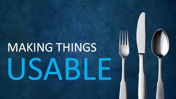 Ergonomics makes things usable