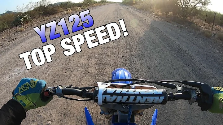 Yamaha YZ125 TOP SPEED! (STOCK)