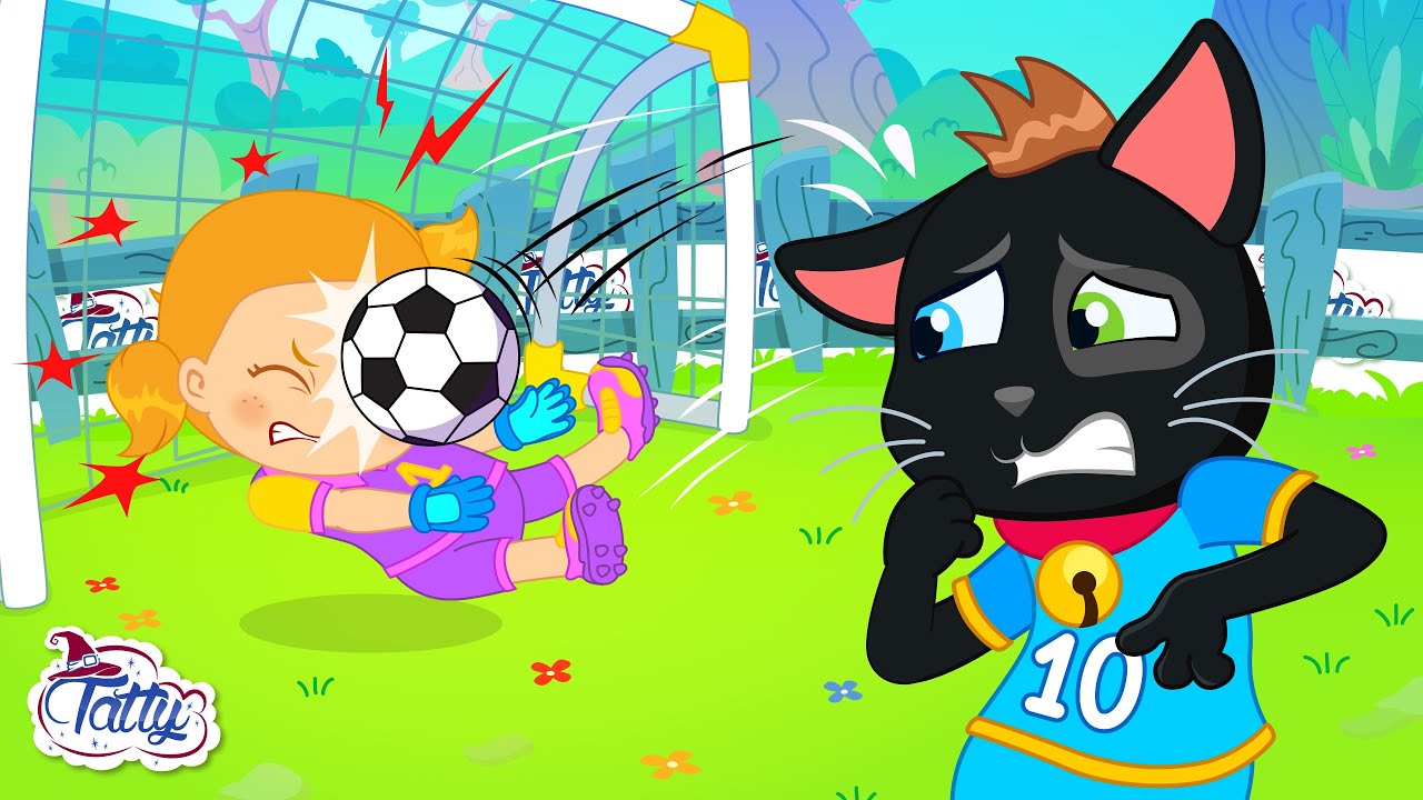 ⚽️ Приятелите на Мисифу и Лилли се учат да играят футбол 😜 Анимационни истории