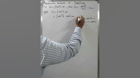 reduction formula for integral ( tanx )^n