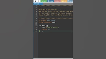 write a program to print hello world in c++ | C++ Tutorial #shorts