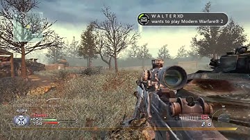 Mw2 30-4 Sniper FFA on Wasteland (Commentary/Gameplay) Ollies1414