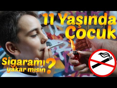 Sigarasını Yakmak İçin Yardım İsteyen 11 Yaşındaki Çocuk Sosyal Deney - Social Experiment