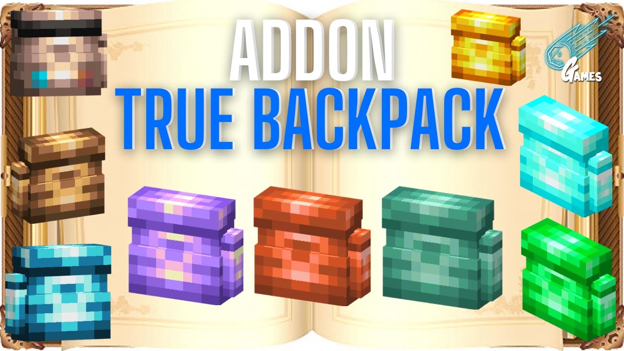 🎒💼 ADDON TRUE BACKPACK para Minecraft Pe / Bedrock 🎒💼 YouTube