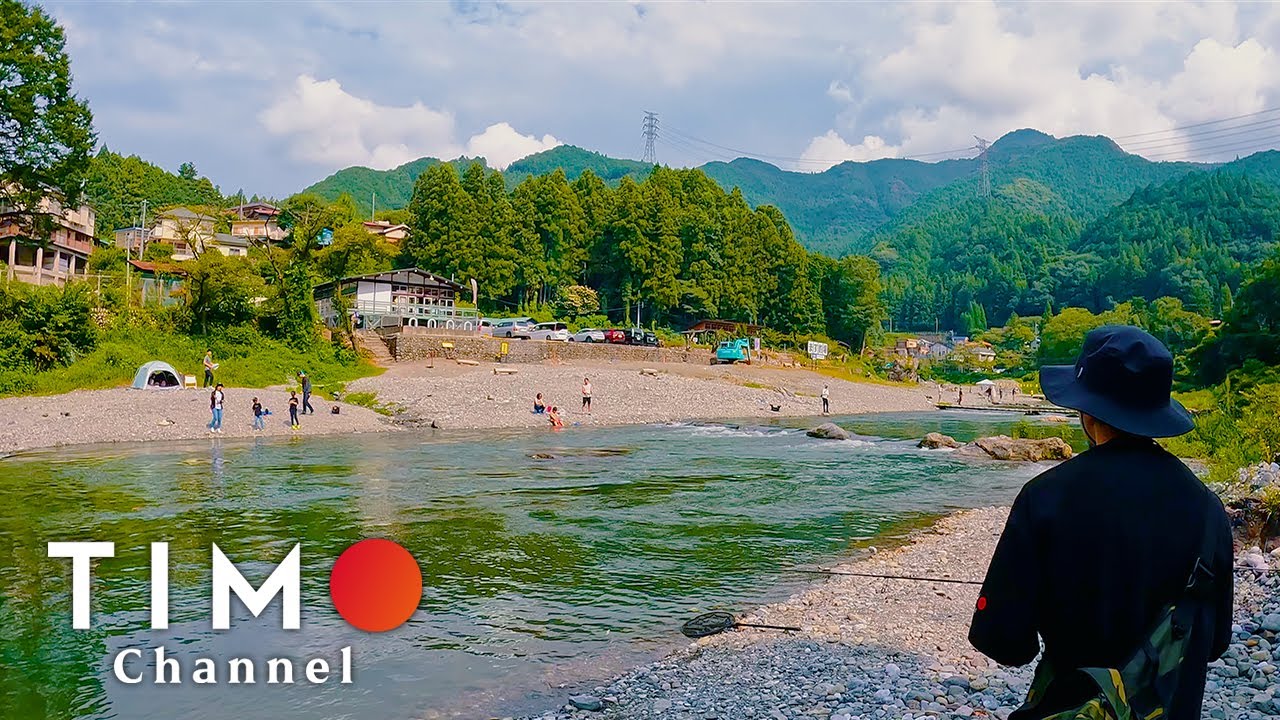 【奥多摩フィッシングセンター】電車と徒歩で行く東京奥多摩のストリーム管釣りでゲリラ豪雨なルアーエリアトラウト
