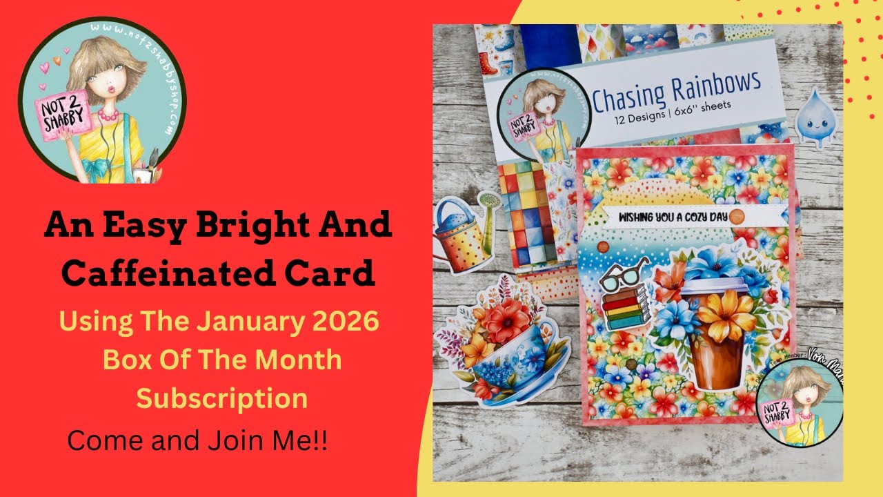 Открытка «В погоне за радугой» из январской коробки месяца.