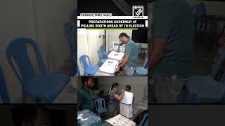 Preparations underway at Virugambakkam polling booth ahead of Tamil Nadu Assembly election 2026