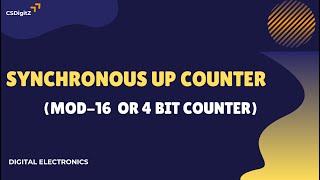Synchronous Up Counter|Mod-16 Counter|Digital Electronics|Integrated Msc Computer Science