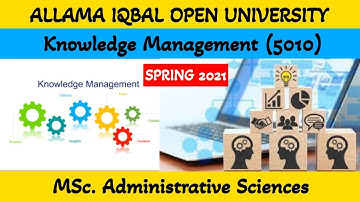 Knowledge Management (5010)- Spring, 2021-MBA/MSc. Administrative Science @AHAAssistance
