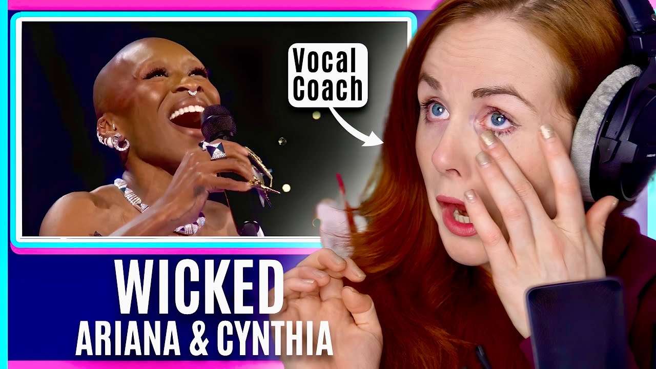 Настолько мощно, что я расплакалась 😭 | Синтия и Ариана – Wicked на Оскаре |Реакция вокального коуча