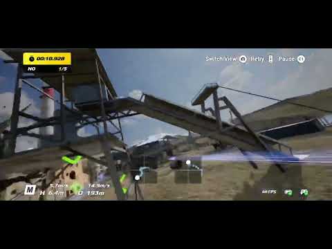DJI Virtual Flight - Time Trials - Factory - Track 2 (5-Star Run)