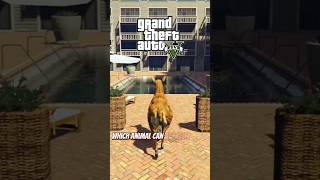 Only ONE Animal Survives Water in GTA 5! 😱 #gtaonline #gta5