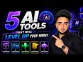 5 AI Tools You MUST Use in 2026 (Save Time & Earn More 💰)