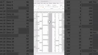Clean-Up: How to Quickly Remove Empty Columns - Excel #Shorts