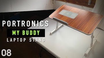 PORTRONICS MY BUDDY Laptop stand | Unboxing | Manual | Review | Ratings | Essential laptop item?