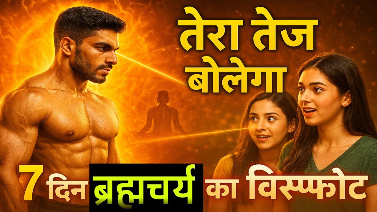 🔥Tej ऐसा… जो सबको दिखे! Brahmacharya का Real Bomb फूट गया! | Powerful Motivational