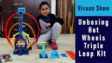 Unboxing Hot Wheels Triple Loop Kit