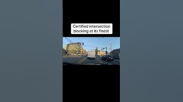 Certified intersection blocking #cars