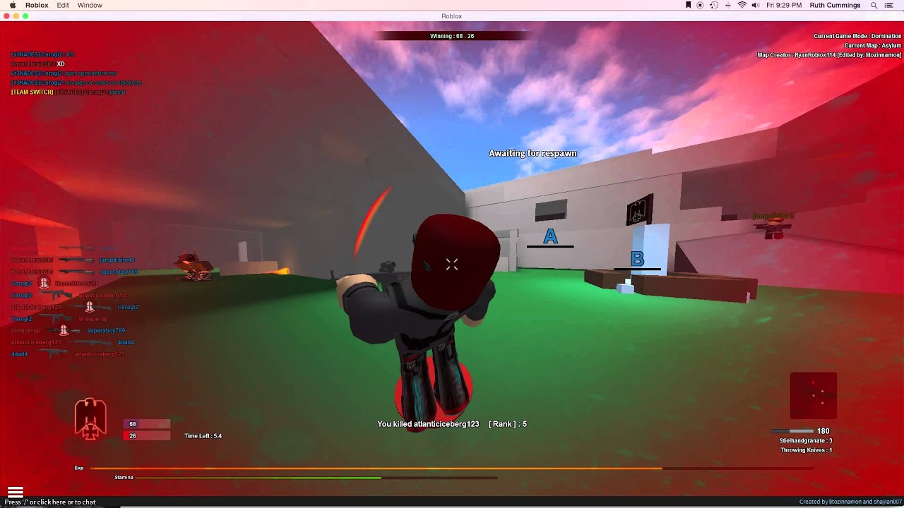 ROBLOX GAMEPLAY-Flag Capture win! - YouTube