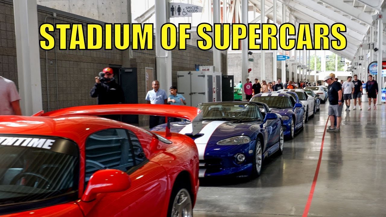 Exploring Utah's BIGGEST Car Show of the YEAR! (Stadium of Supercars