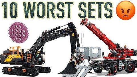 10 Most Disappointing LEGO Technic Sets