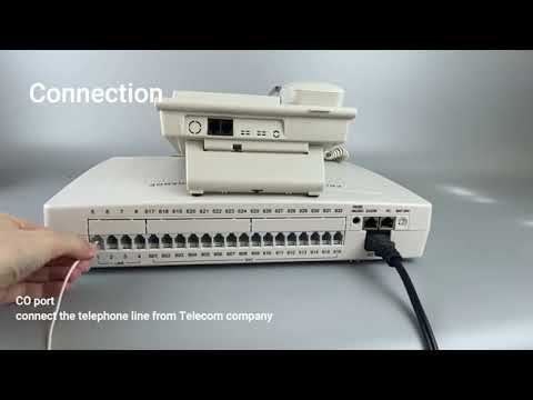 Learn how to fix PABX and phone for box( Intercom system)