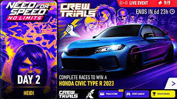 Need For Speed: No Limits | Honda Civic Type R 2023 Day 2 (Heidi)