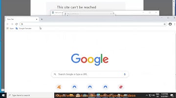 Fix ERR_NAME_NOT_RESOLVED connection error in Google Chrome