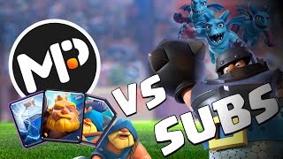 🍒 Игра против подписчиков. ♻️[3.3] Коргиг | Молния | Цикл. Клеш Рояль | Clash Royale.