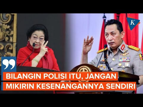 Megawati Sentil Kapolri Listyo Sigit Prabowo untuk Benahi Polisi