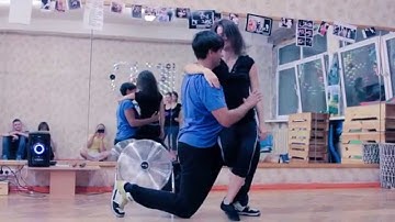 Zouk Intermediate Class 00 | Slava & Julia | Kredo, MINSK, 20140910
