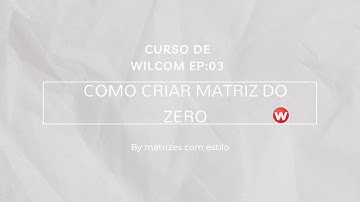 aula 03: criando matriz do zero