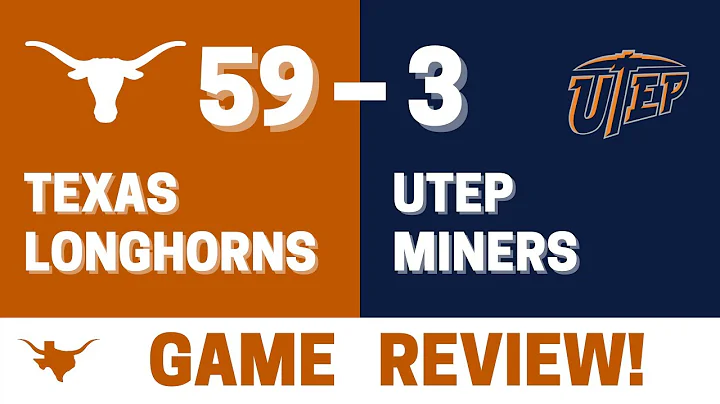 GAME REVIEW! Texas Longhorns Defeat UTEP Minors 59-3