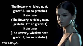 Selena gomez - it ain't me ( lyrics ...