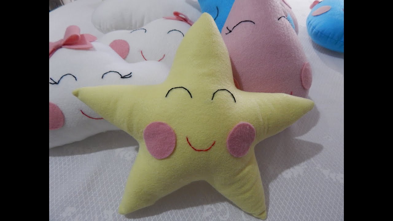 DIY - Tema: Chuva de Amor / Bençãos - Estrela em feltro - 3/3.