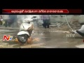 Two-wheeler catches fire at Monda Market, Secunderabad