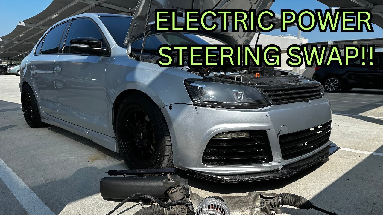 MK6 Jetta 2.5L 5 Cylinder Electric Power Steering Swap YouTube